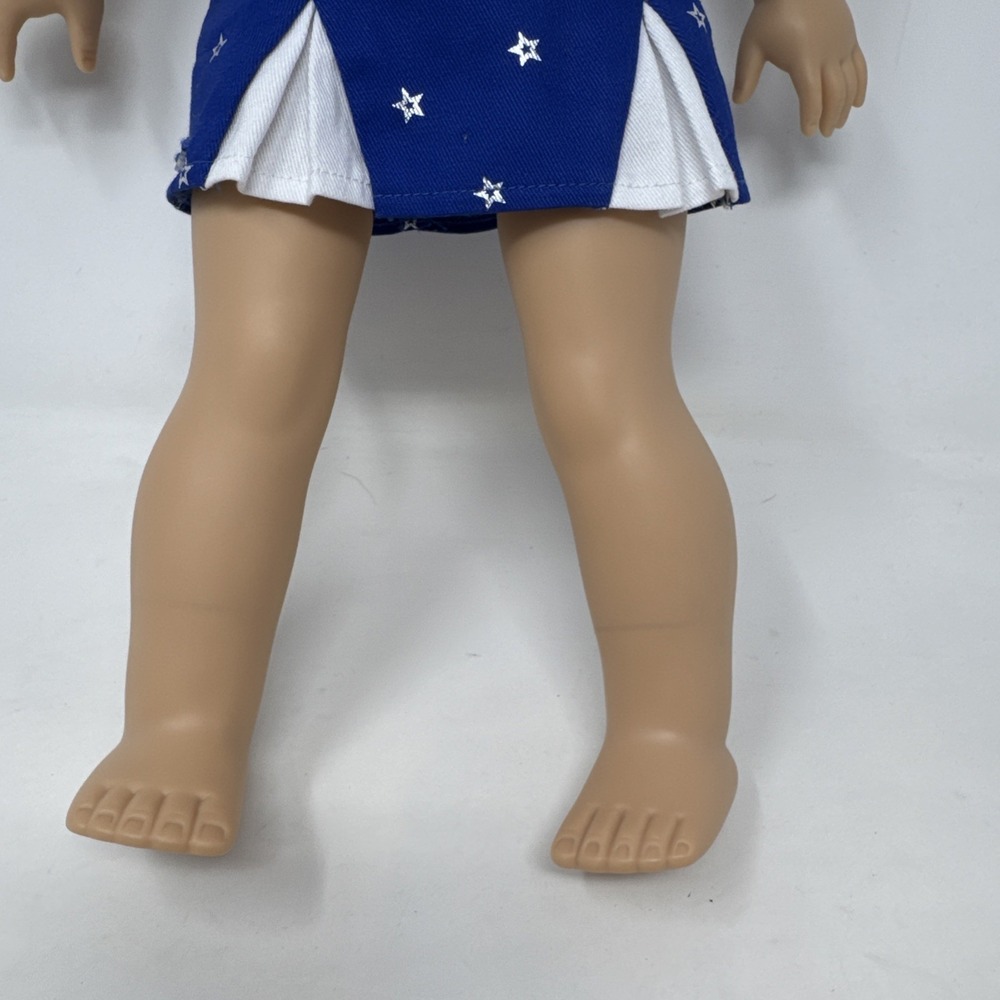American Girl Doll Create Your Own Mid Wavy Brown & Gray Eyes Cheerleader Outfit - Picture 3 of 11